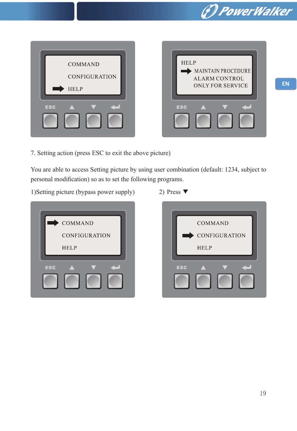 PowerWalker VFI 20000TP 3_3 BX User Manual | Page 25 / 36