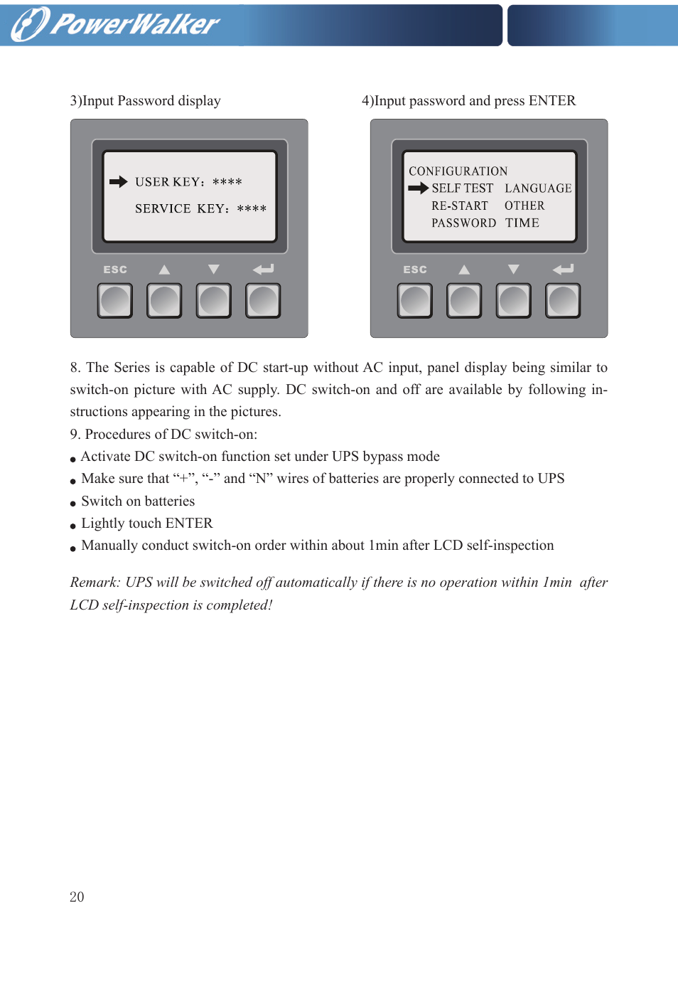 PowerWalker VFI 20000TP 3_3 BX User Manual | Page 26 / 36