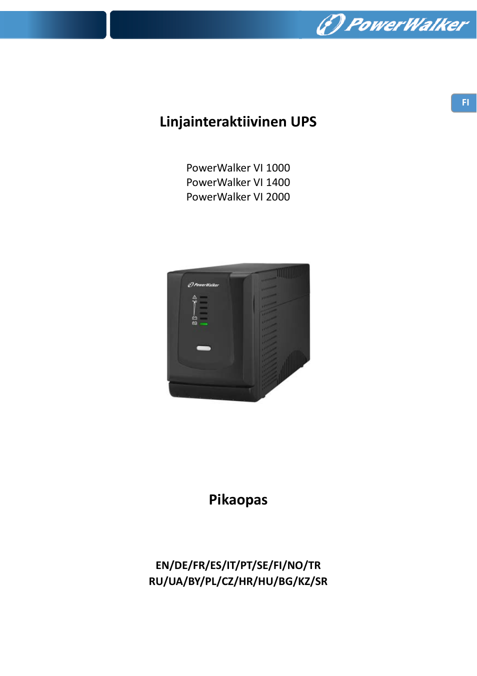 PowerWalker VI 1000 User Manual | Page 78 / 220