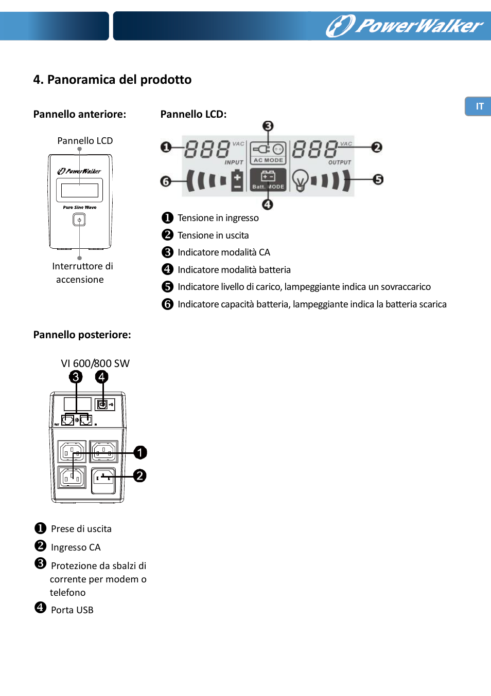 PowerWalker VI 600 SW User Manual | Page 37 / 160