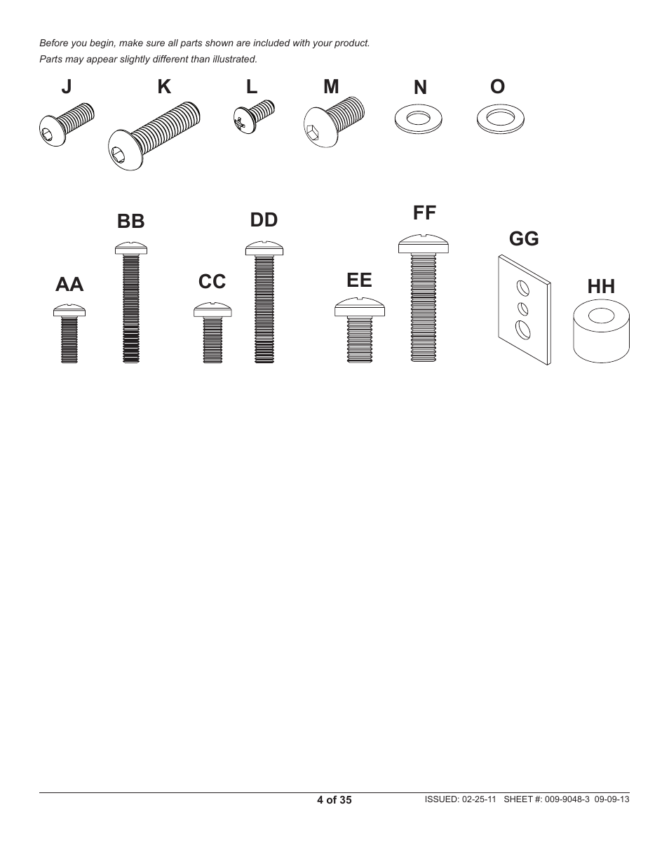 Peerless-AV SC550 - Installation User Manual | Page 4 / 35