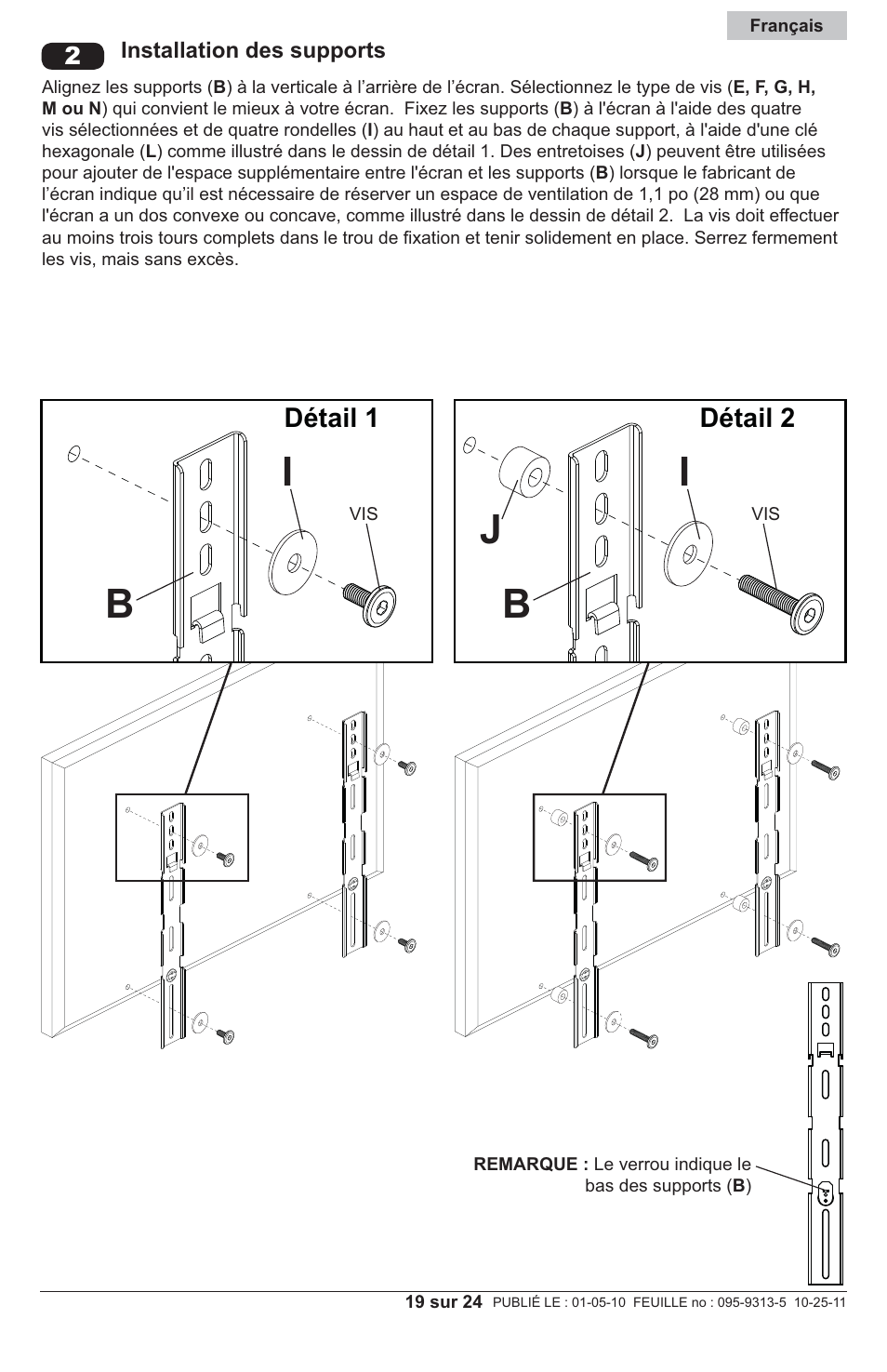Jb b | Peerless-AV SLAMU - Installation User Manual | Page 19 / 24