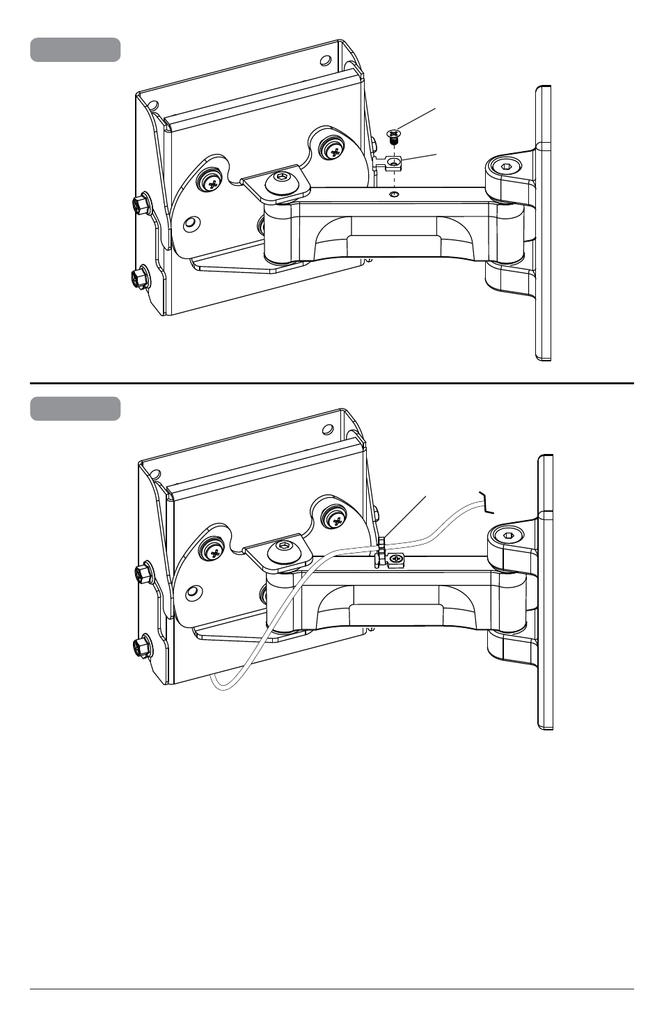 56 i k j | Peerless-AV YBP100 - Installation User Manual | Page 16 / 20