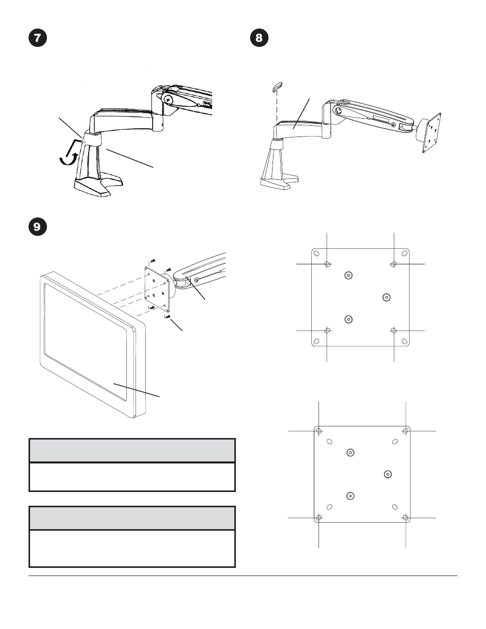 Caution, Ha j, Bu or v | Peerless-AV LCT-101 - Installation User Manual | Page 6 / 7