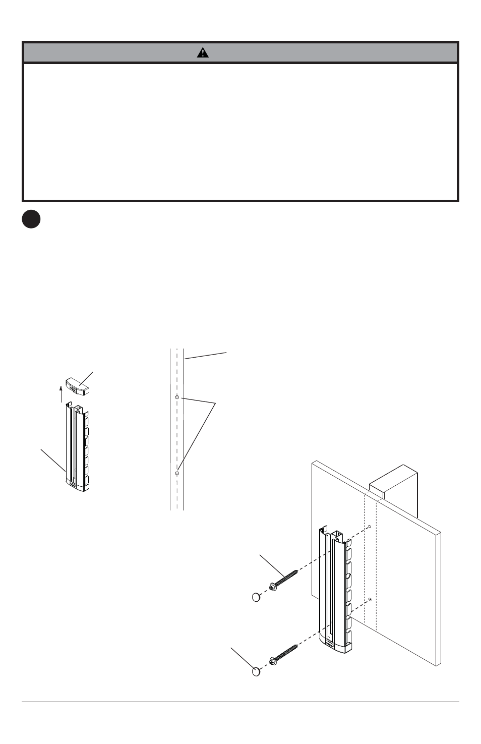 Installation to single wood stud wall, Ab h, Warning | Fi g. 1.2 | Peerless-AV ESHV20 - Installation User Manual | Page 4 / 27