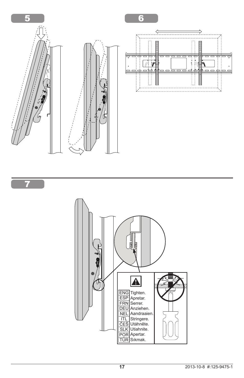 Peerless-AV DS-MB642L - Installation User Manual | Page 17 / 24