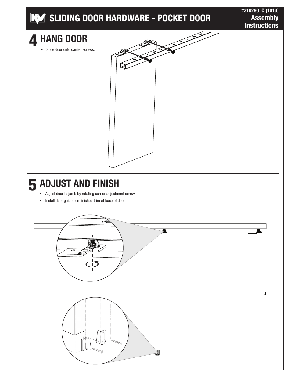 Knape&Vogt PKT-75A Series User Manual | Page 3 / 4