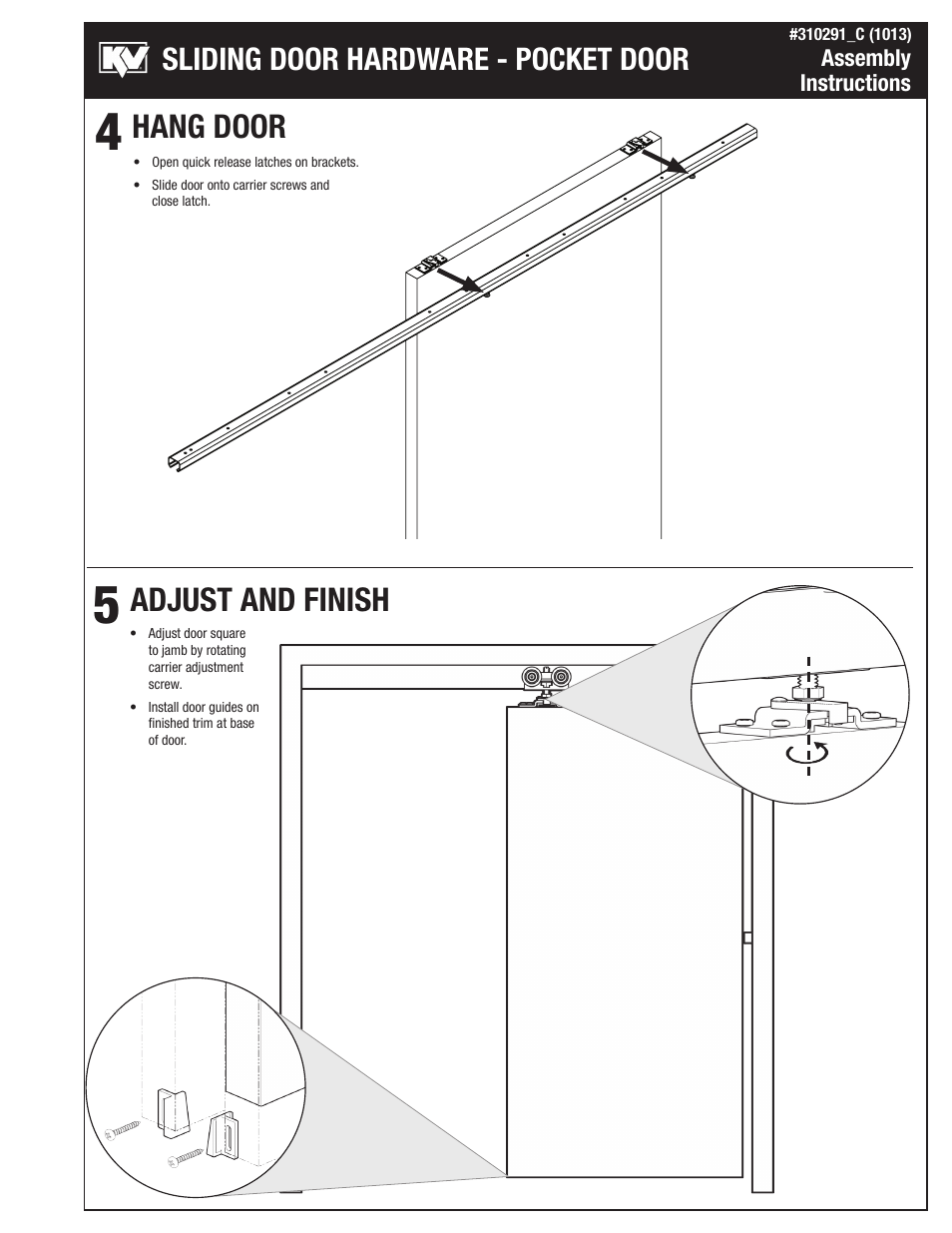 Knape&Vogt PKT-150A Series User Manual | Page 3 / 4