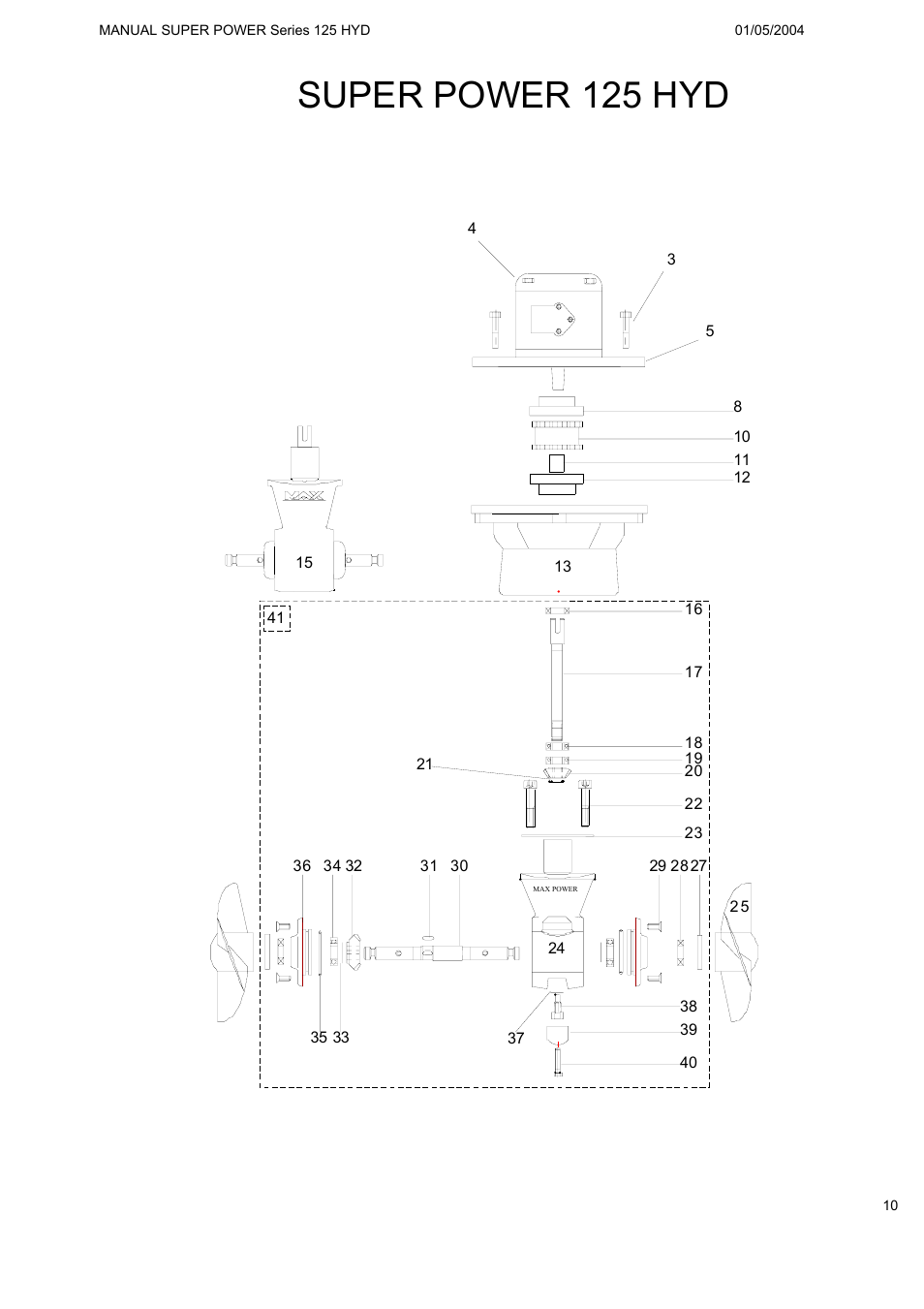 Super power 125 hyd | MAX Power HYD125 Hydraulic Tunnel Thruster User Manual | Page 11 / 20