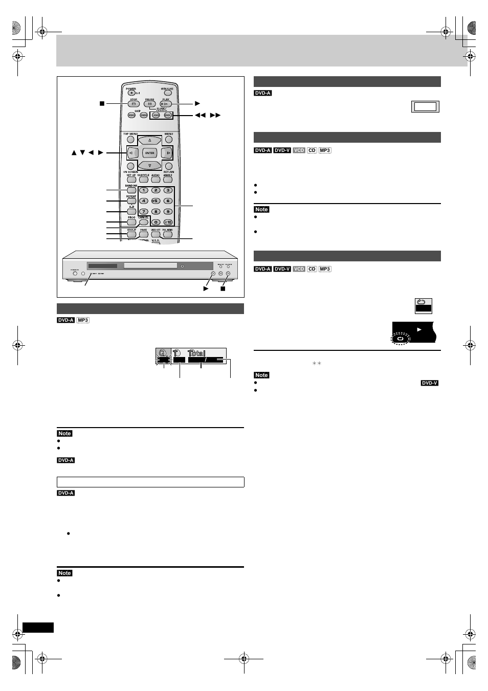 Convenient features, Selecting groups to play, To enjoy even higher quality sound―video off | A-b repeat play | Yamaha DVD-S830 User Manual | Page 14 / 24