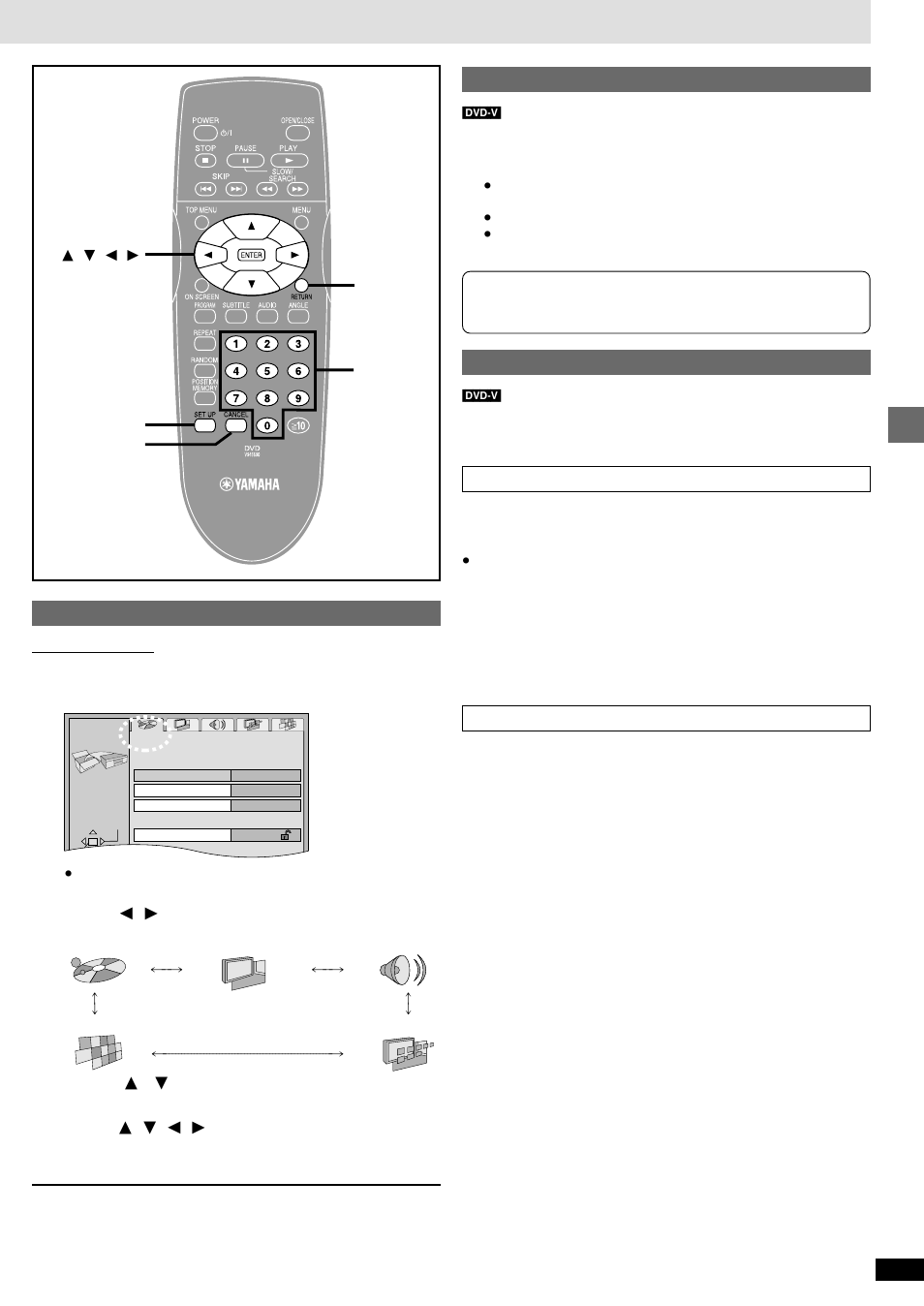 Common procedures, Entering a password (ratings), Digital output | Yamaha DVD-S80 User Manual | Page 17 / 20