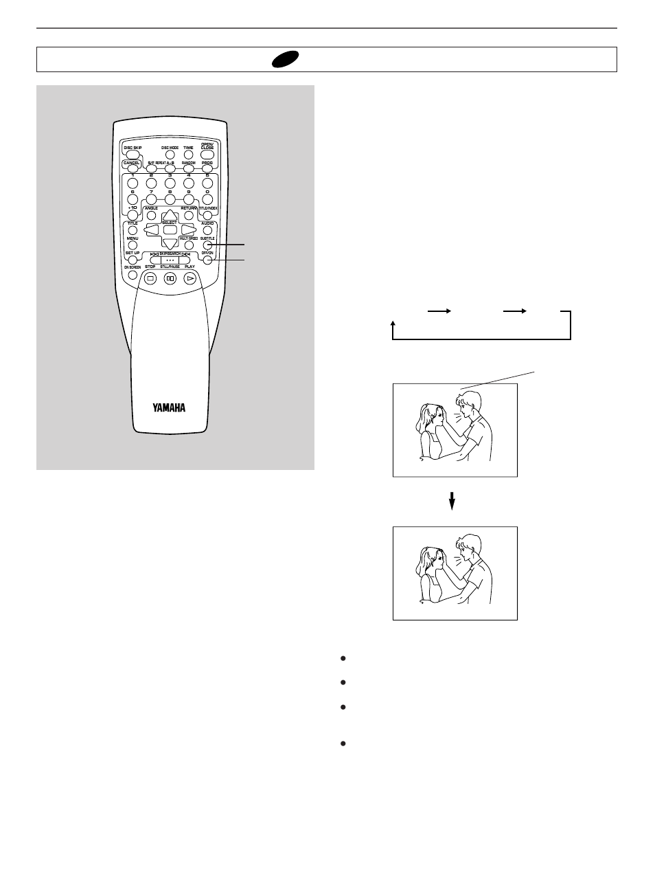 Changing subtitle language, Advanced operation, Only | Yamaha DVD-C900 User Manual | Page 42 / 74