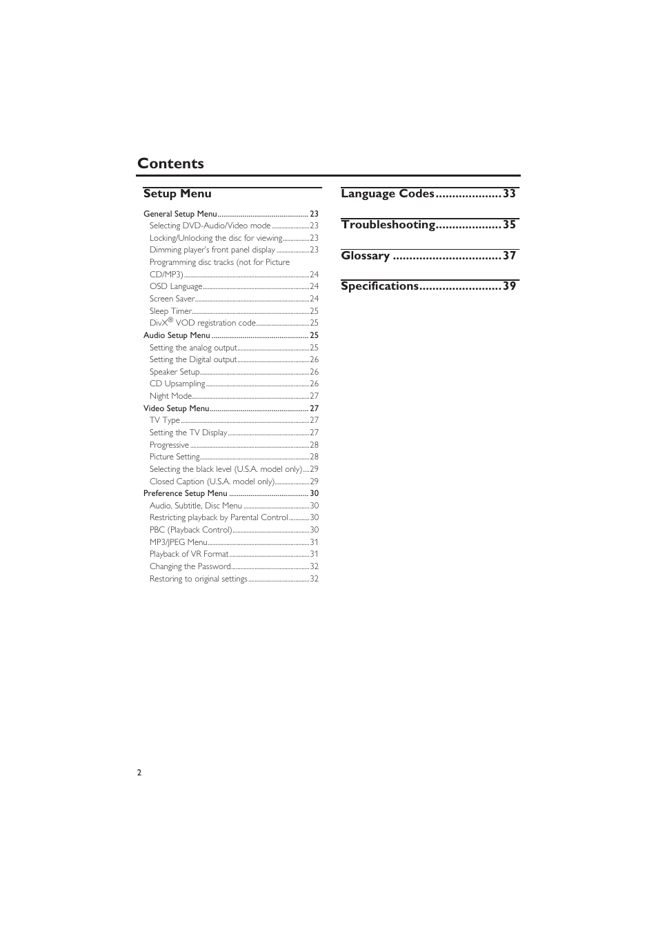 Yamaha DVD-S657 User Manual | Page 6 / 44