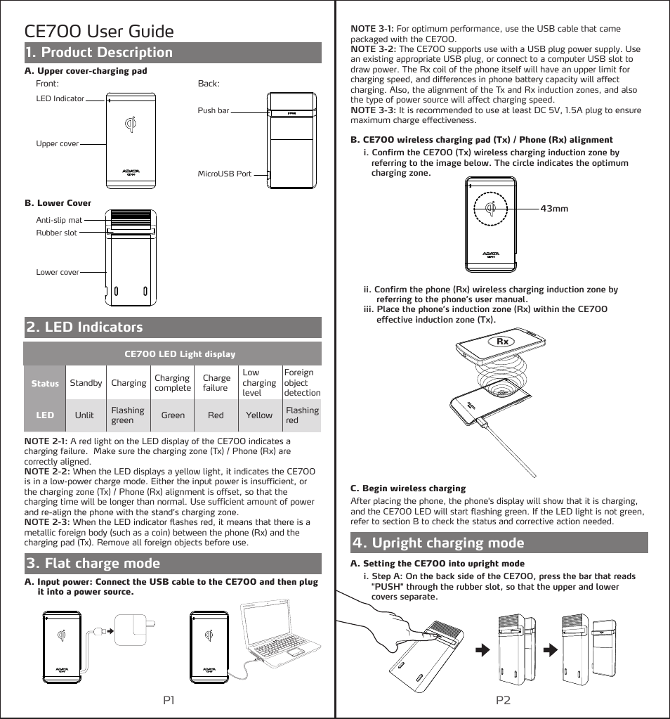 Ce700 user guide | ADATA CE700 User Manual | Page 3 / 27