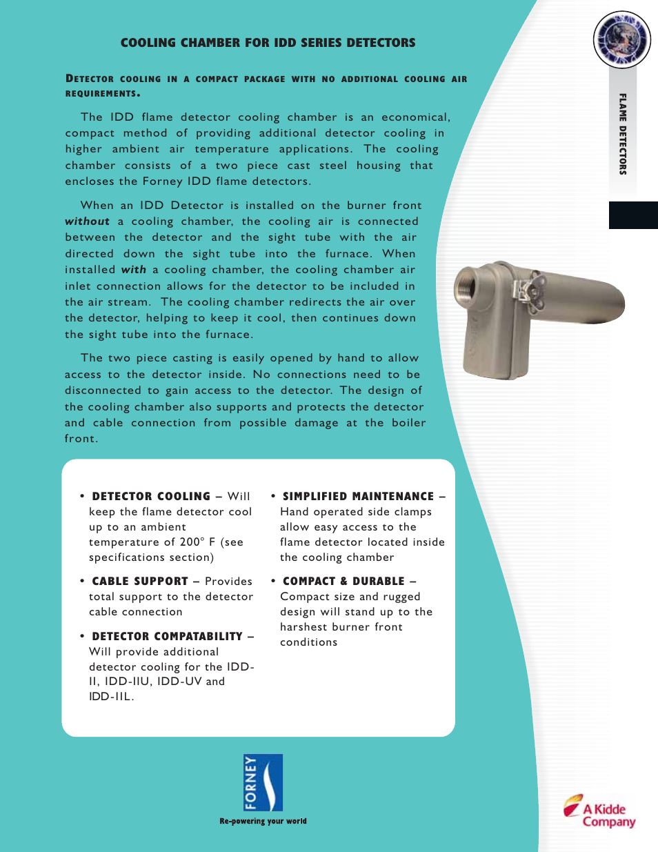 Forney IDD Cooling Chamber User Manual | 2 pages