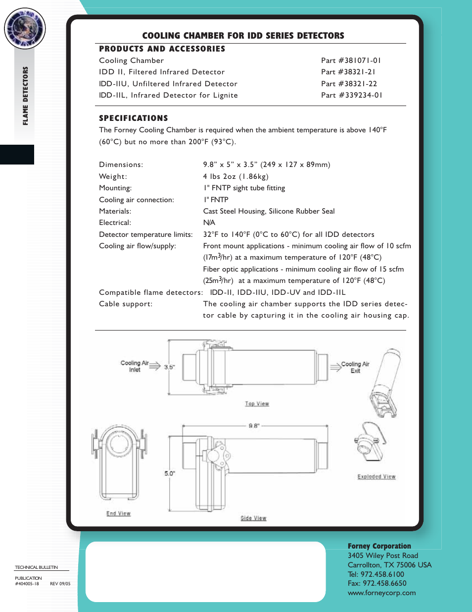 Forney IDD Cooling Chamber User Manual | Page 2 / 2