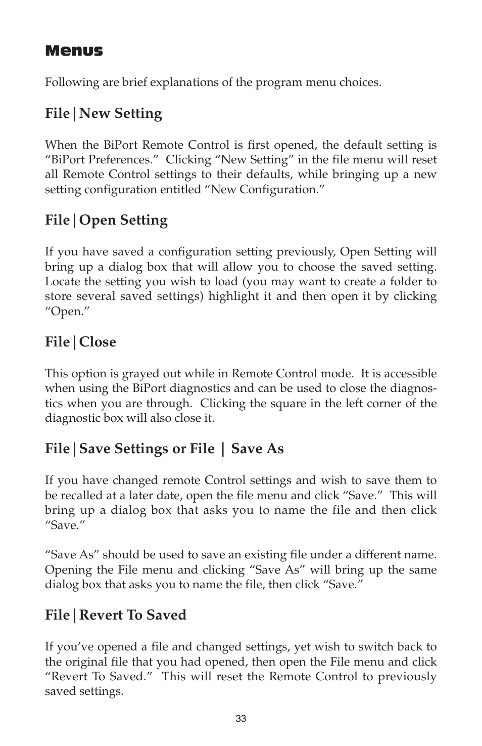 M-AUDIO Biport 2x4s User Manual | Page 33 / 48