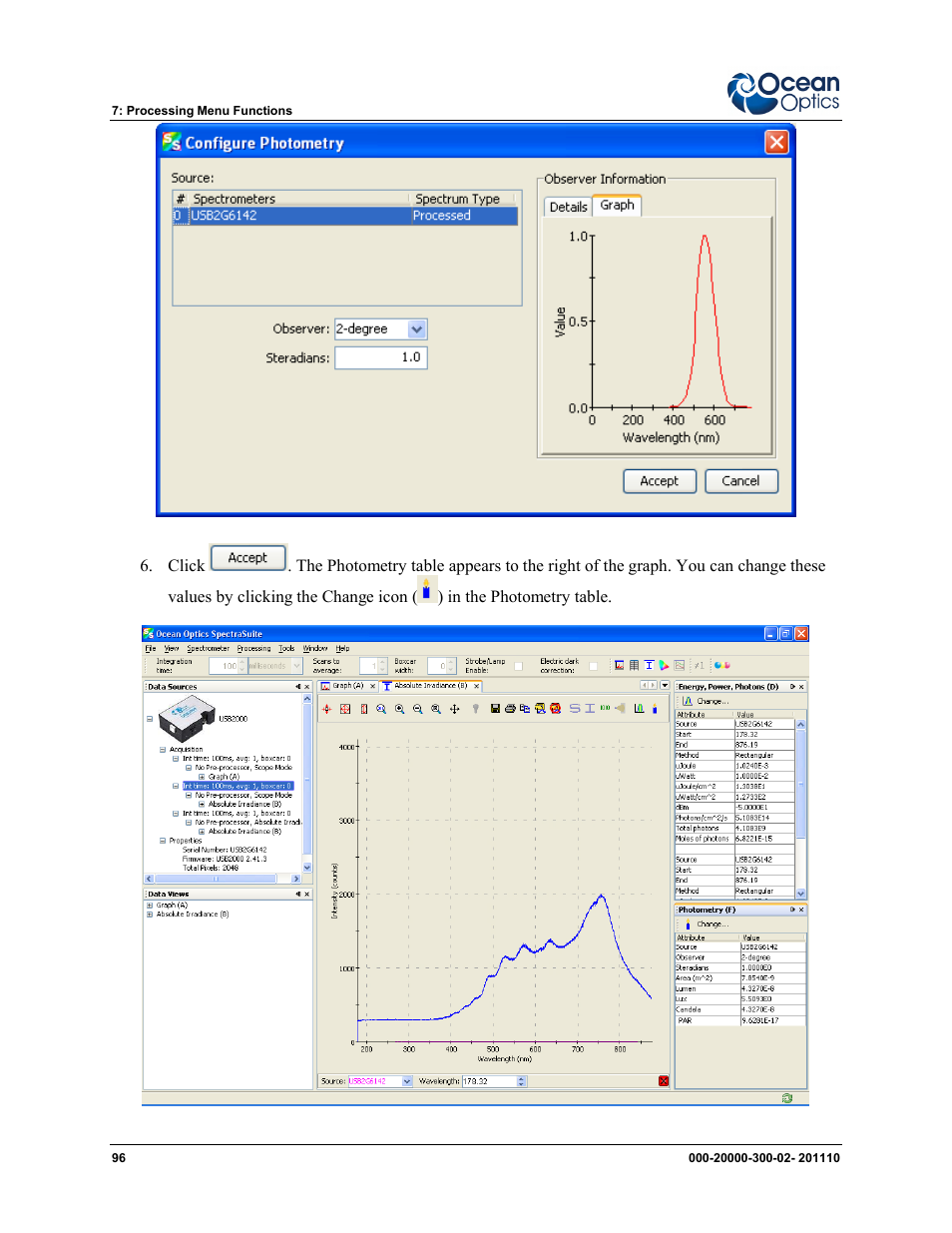 Ocean Optics SpectraSuite User Manual | Page 108 / 198