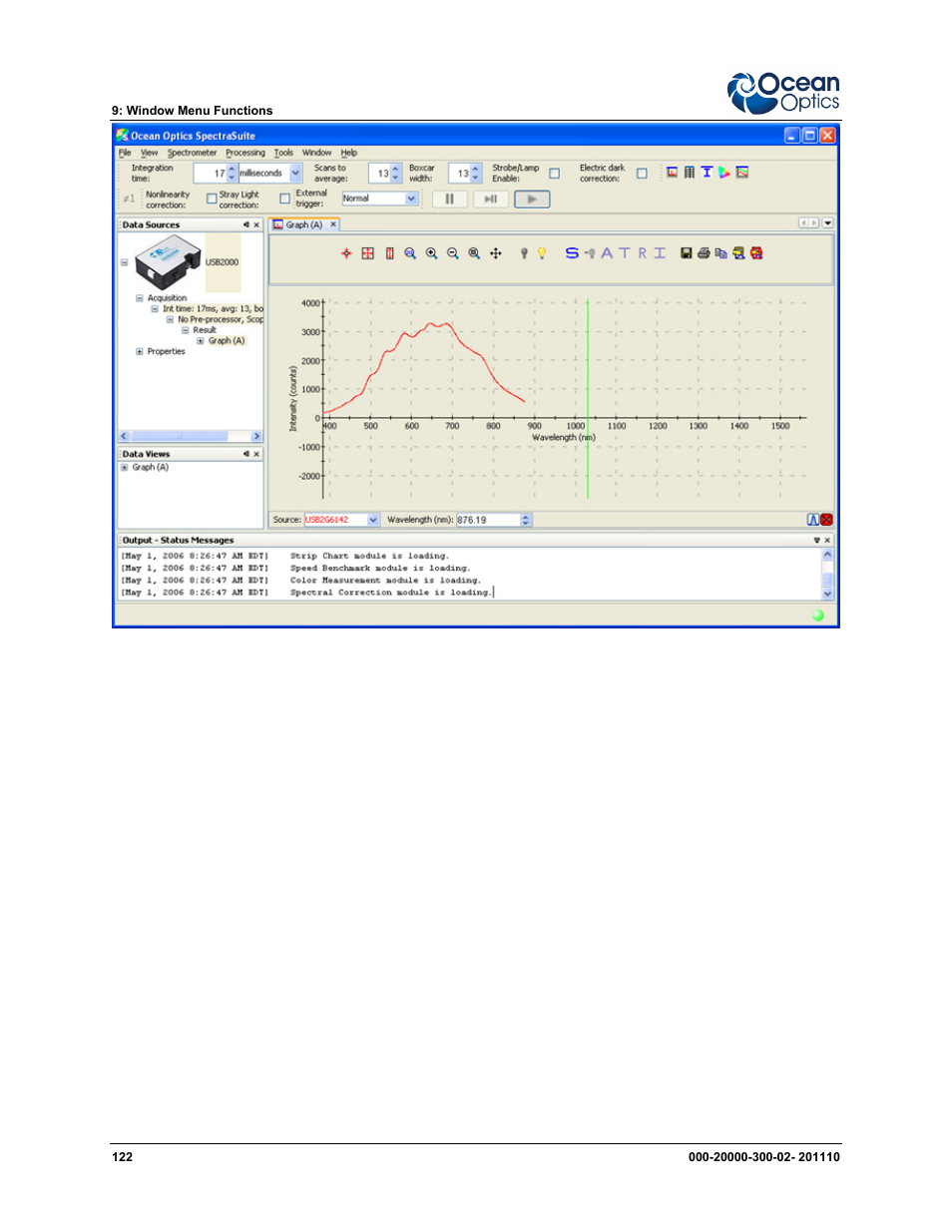 Ocean Optics SpectraSuite User Manual | Page 134 / 198