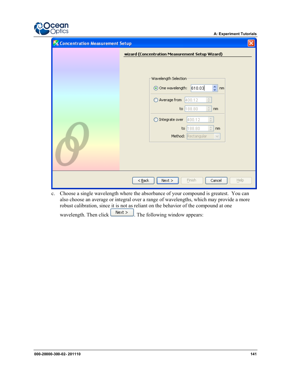 Ocean Optics SpectraSuite User Manual | Page 153 / 198