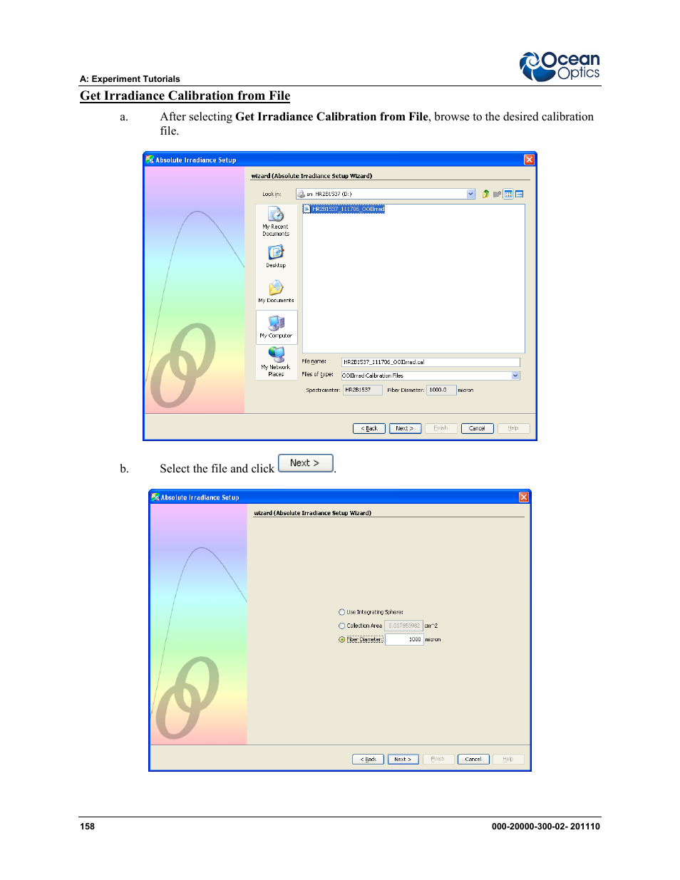 Ocean Optics SpectraSuite User Manual | Page 170 / 198