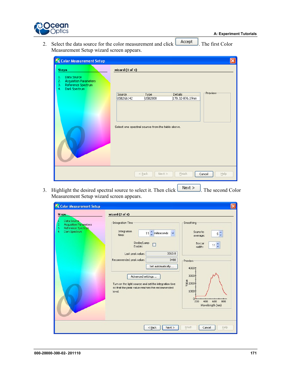 Ocean Optics SpectraSuite User Manual | Page 183 / 198