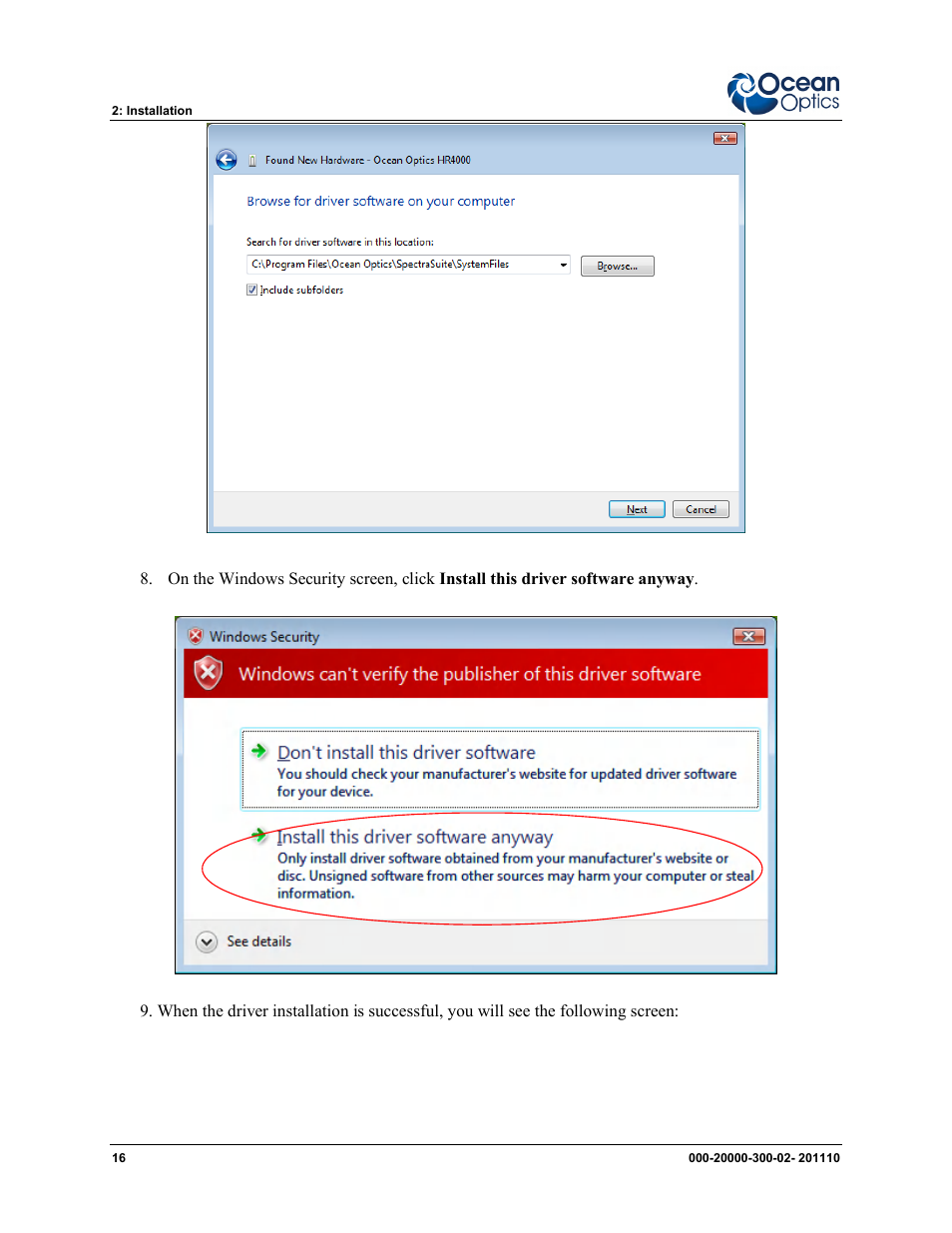 Ocean Optics SpectraSuite User Manual | Page 28 / 198