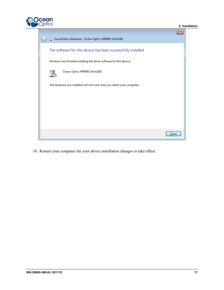 Ocean Optics SpectraSuite User Manual | Page 29 / 198