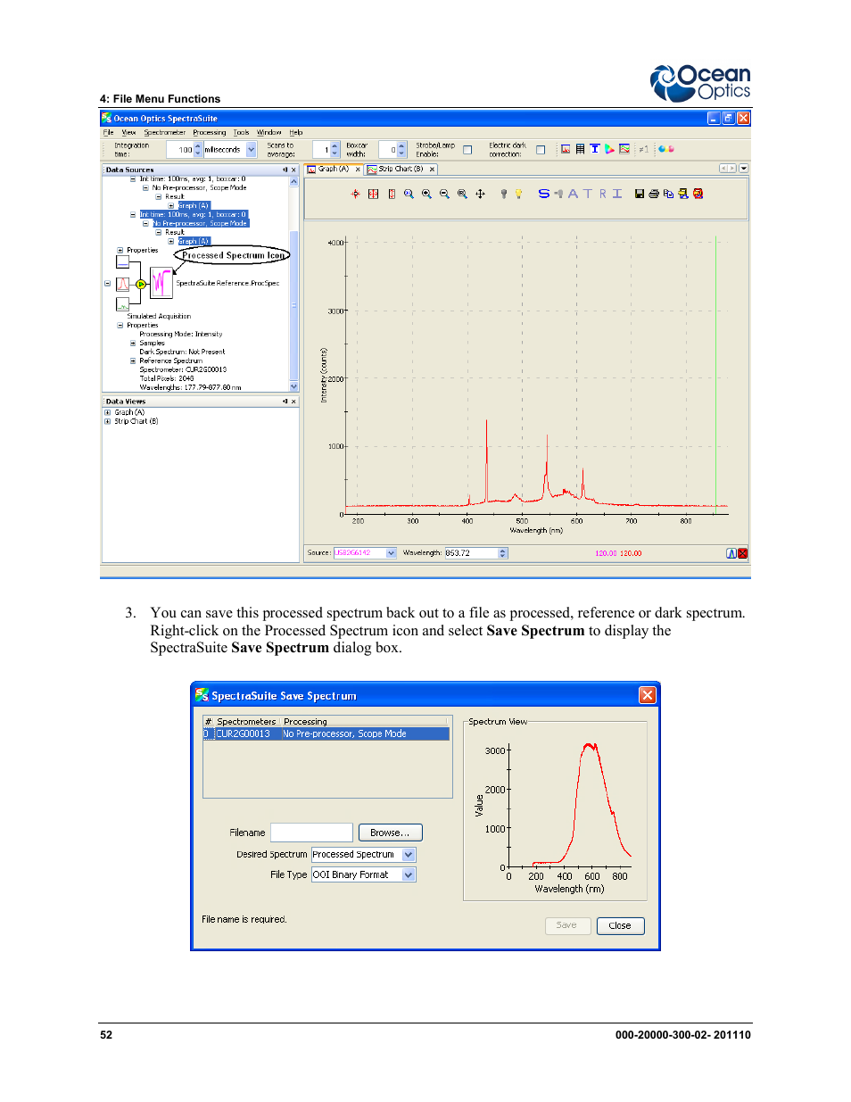 Ocean Optics SpectraSuite User Manual | Page 64 / 198