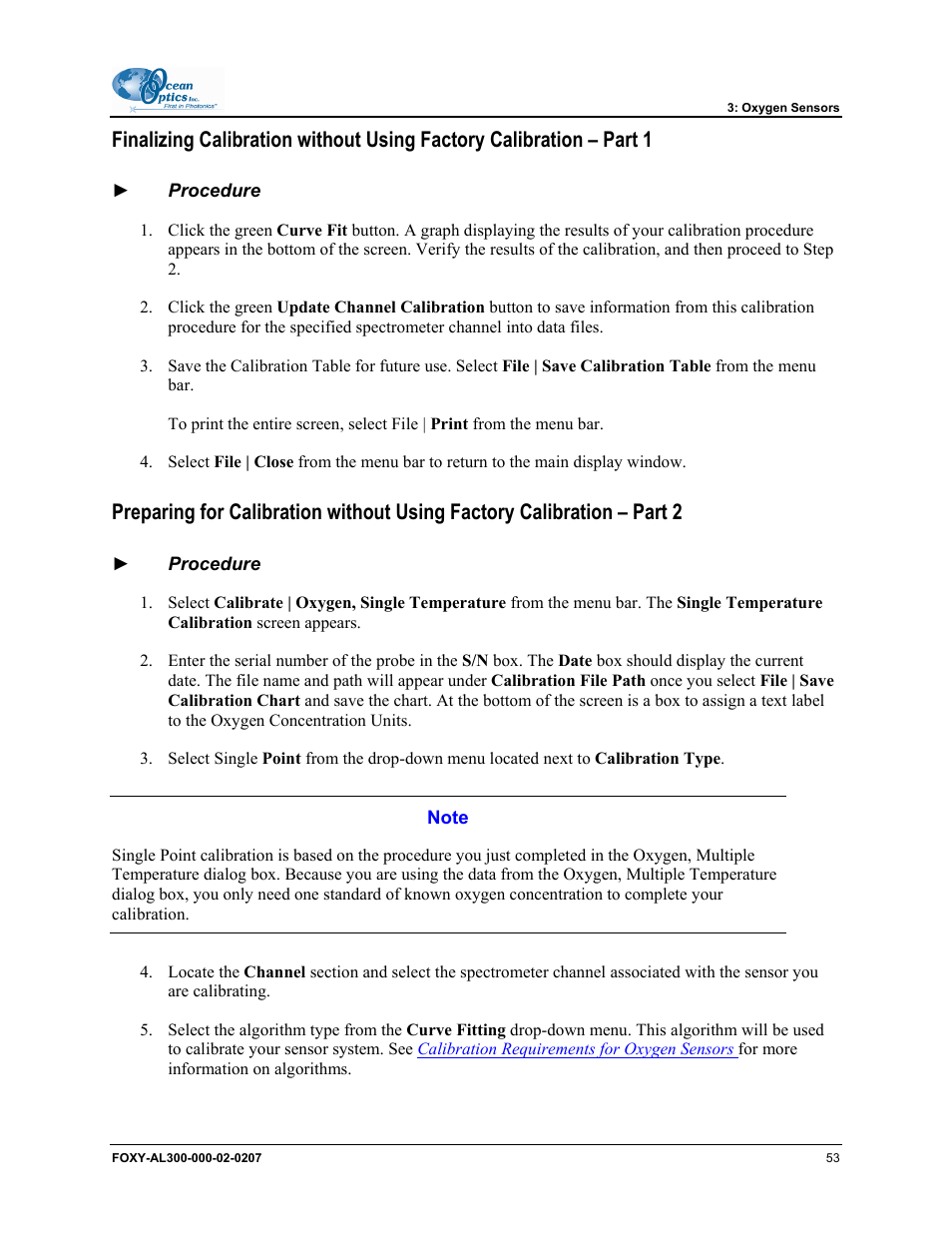 Ocean Optics OOISensors User Manual | Page 63 / 138