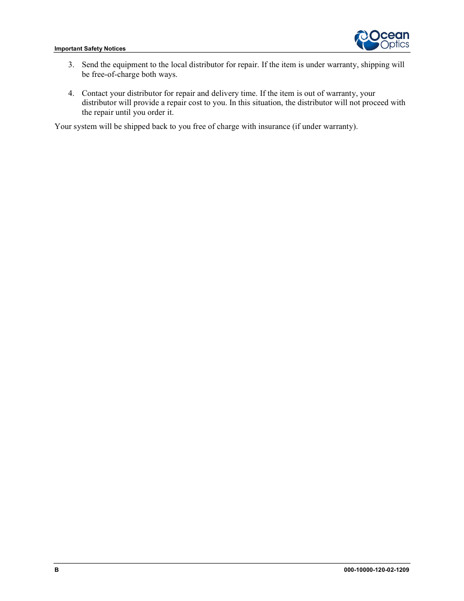 Ocean Optics MPM-2000 User Manual | Page 4 / 32