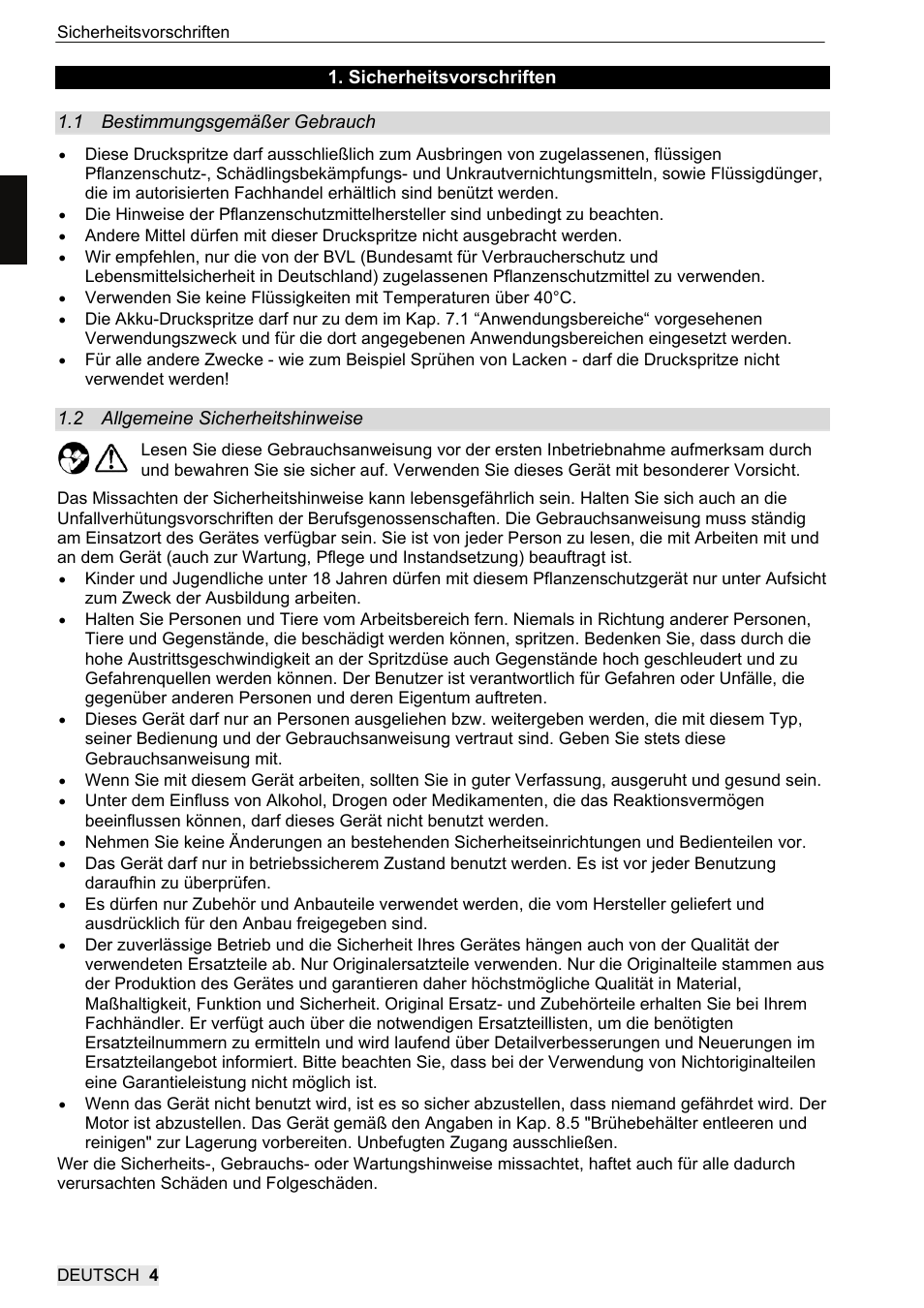 SOLO 416 Rückentragbare Akku-Druckspritze User Manual | Page 4 / 100