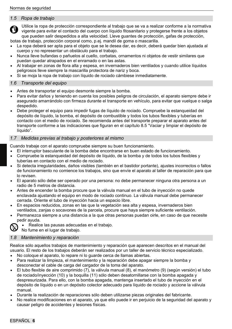 SOLO 416 Rückentragbare Akku-Druckspritze User Manual | Page 54 / 100