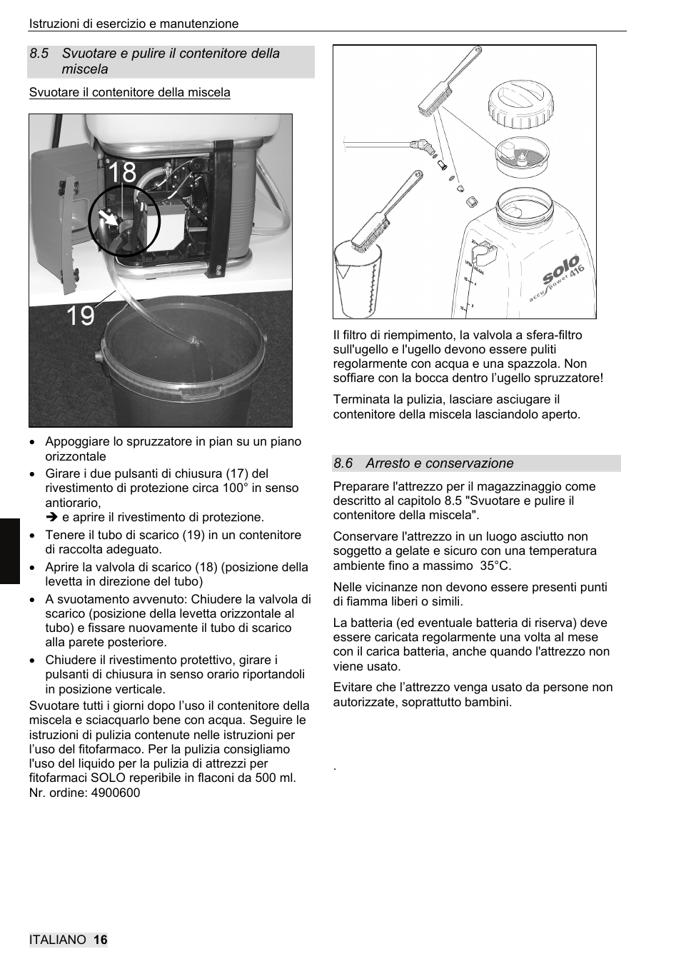 SOLO 416 Rückentragbare Akku-Druckspritze User Manual | Page 80 / 100