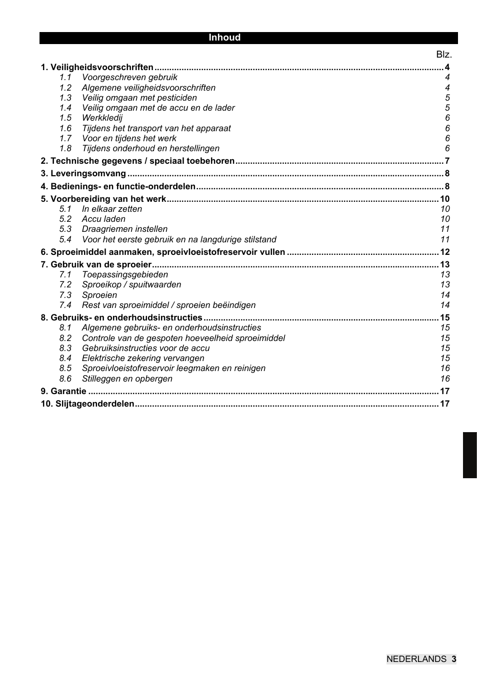 SOLO 416 Rückentragbare Akku-Druckspritze User Manual | Page 83 / 100