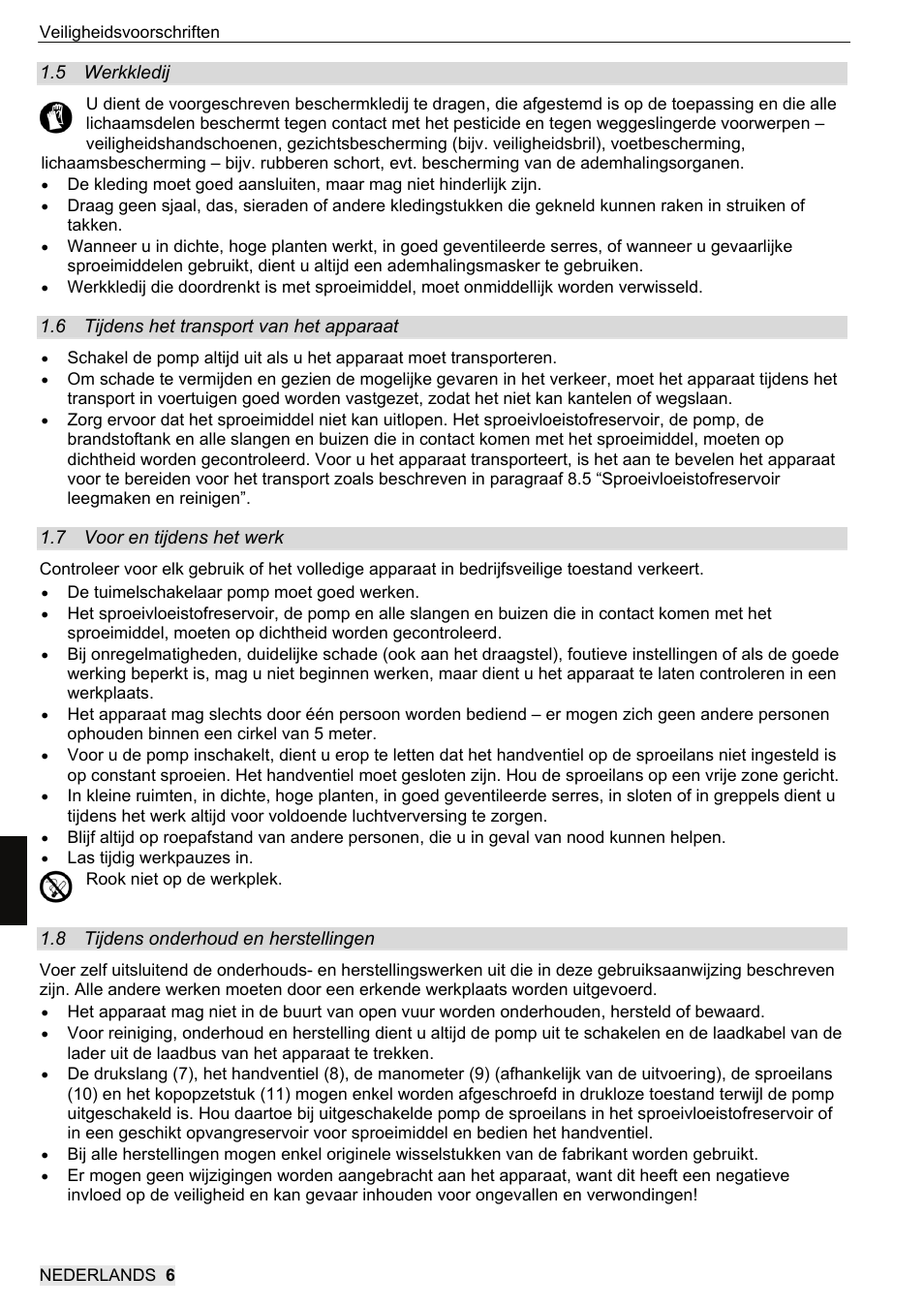SOLO 416 Rückentragbare Akku-Druckspritze User Manual | Page 86 / 100