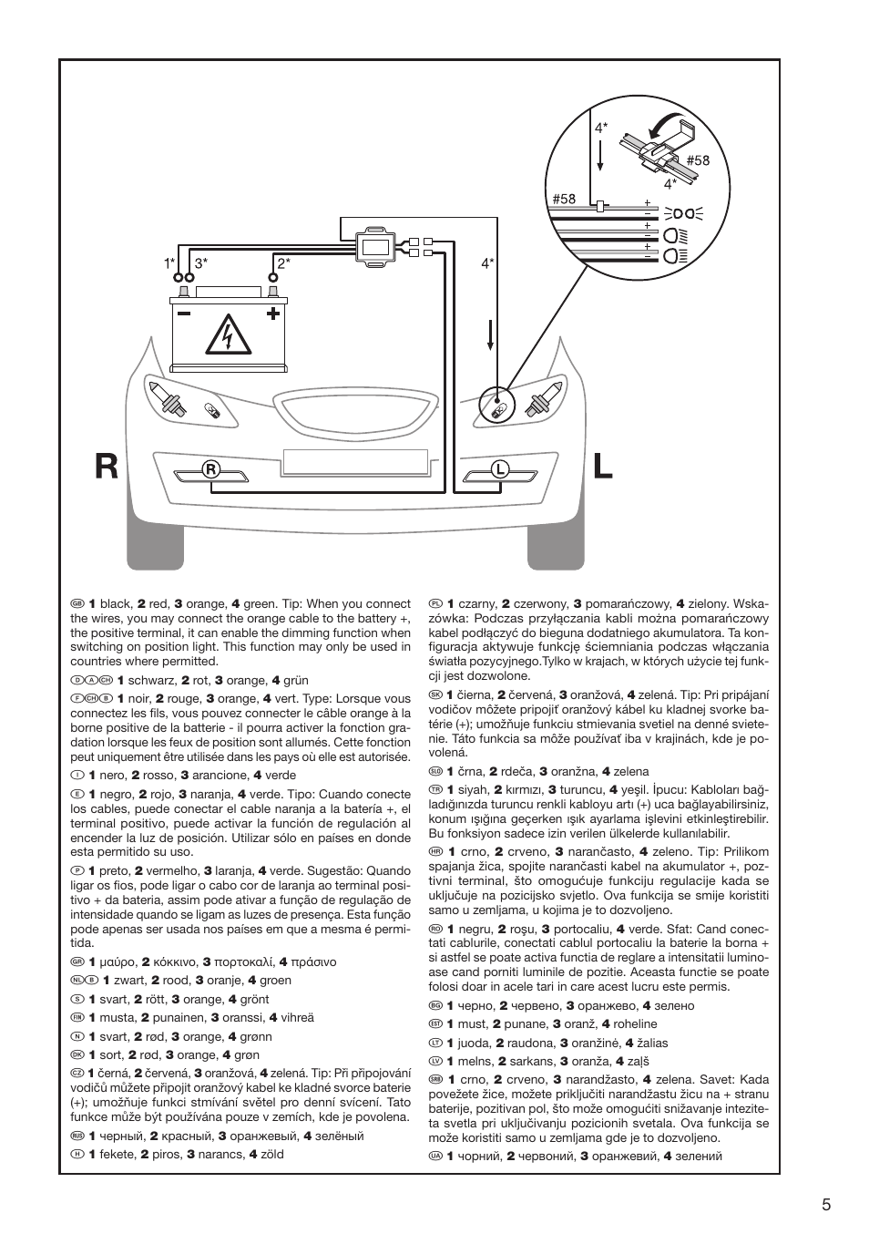 OSRAM LEDriving PX-5 – LED daytime running ligh User Manual | Page 5 / 15