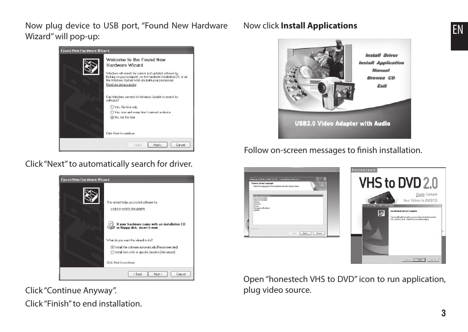 Media-Tech VIDEO GRABBER User Manual | Page 3 / 6