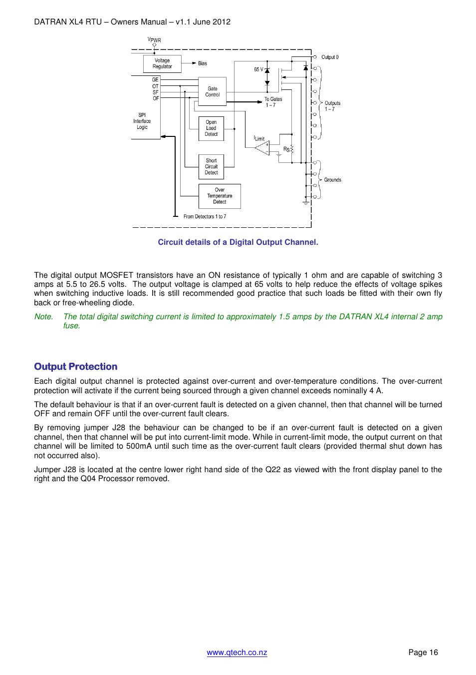 QTech Data Systems DNP3 RTU User Manual | Page 16 / 35