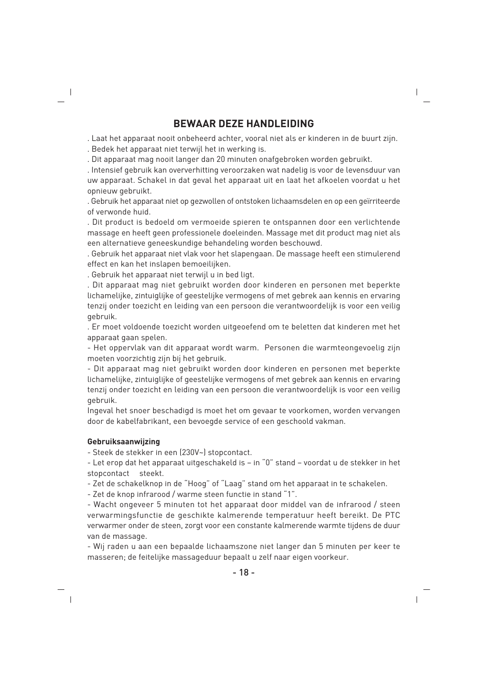 SINBO SMR 4219 User Manual | Page 19 / 48