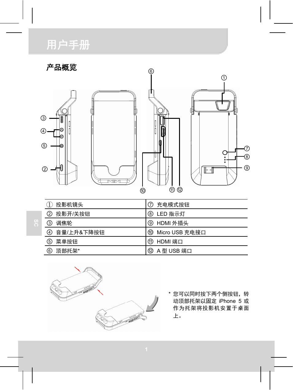 07 b5p manual_sc_2013-0606_01, 用户手册, 产品概览 | AIPTEK MobileCinema i55 User Manual | Page 49 / 83