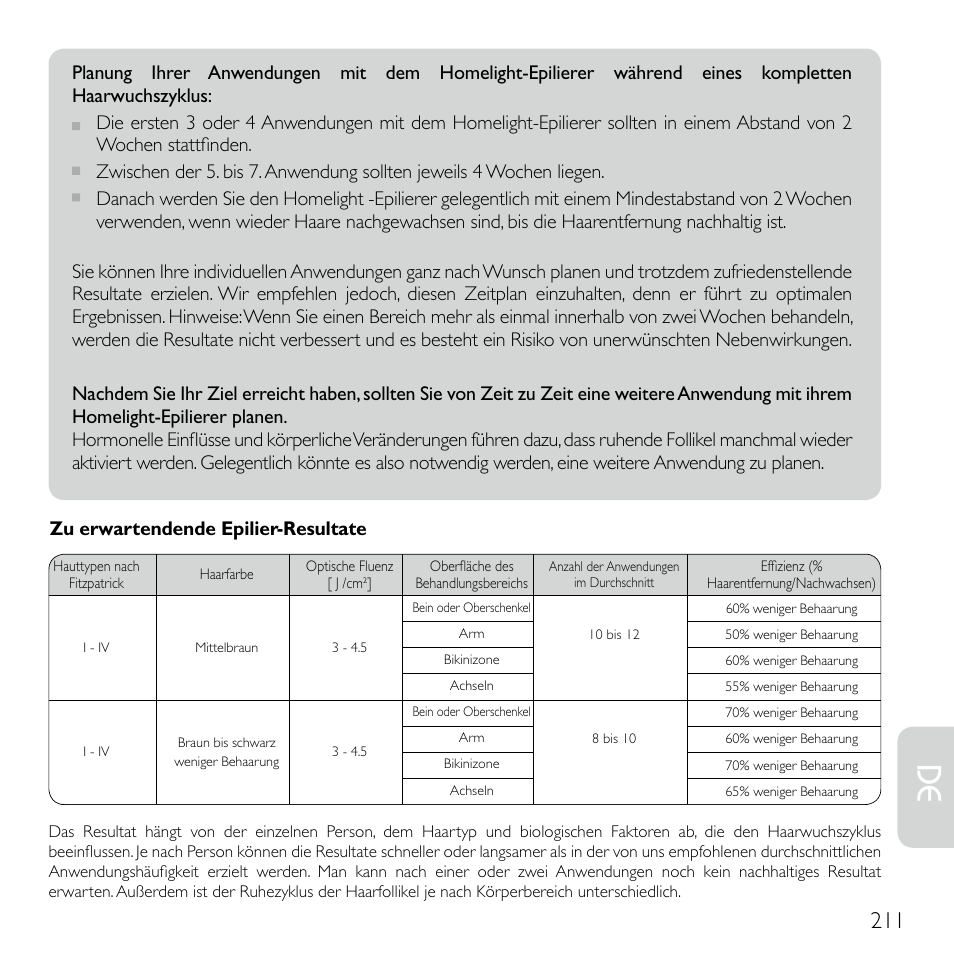 Babyliss G920E Homelight Face & Body User Manual | Page 209 / 224