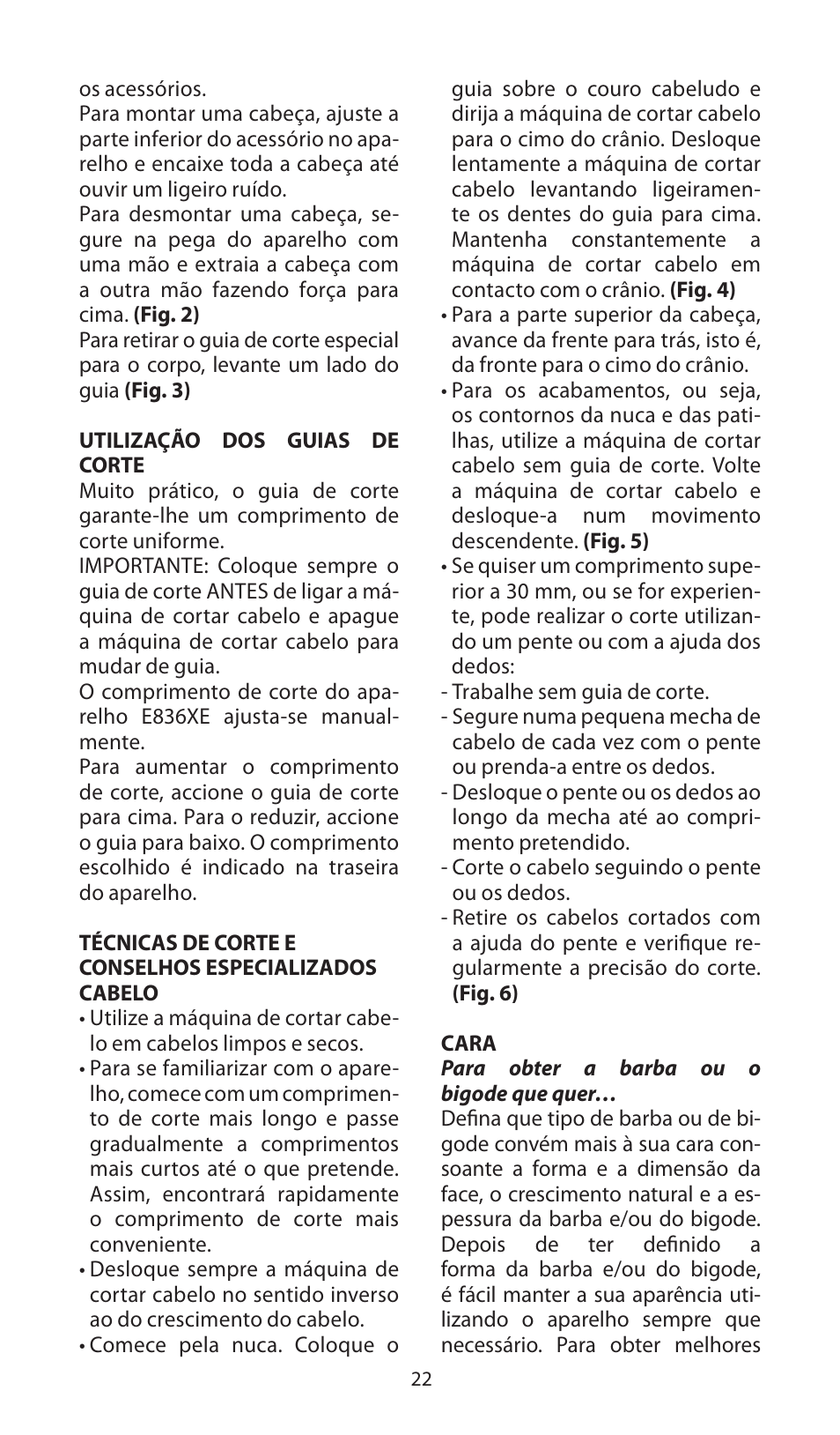 Babyliss E836XE X-10 User Manual | Page 22 / 56