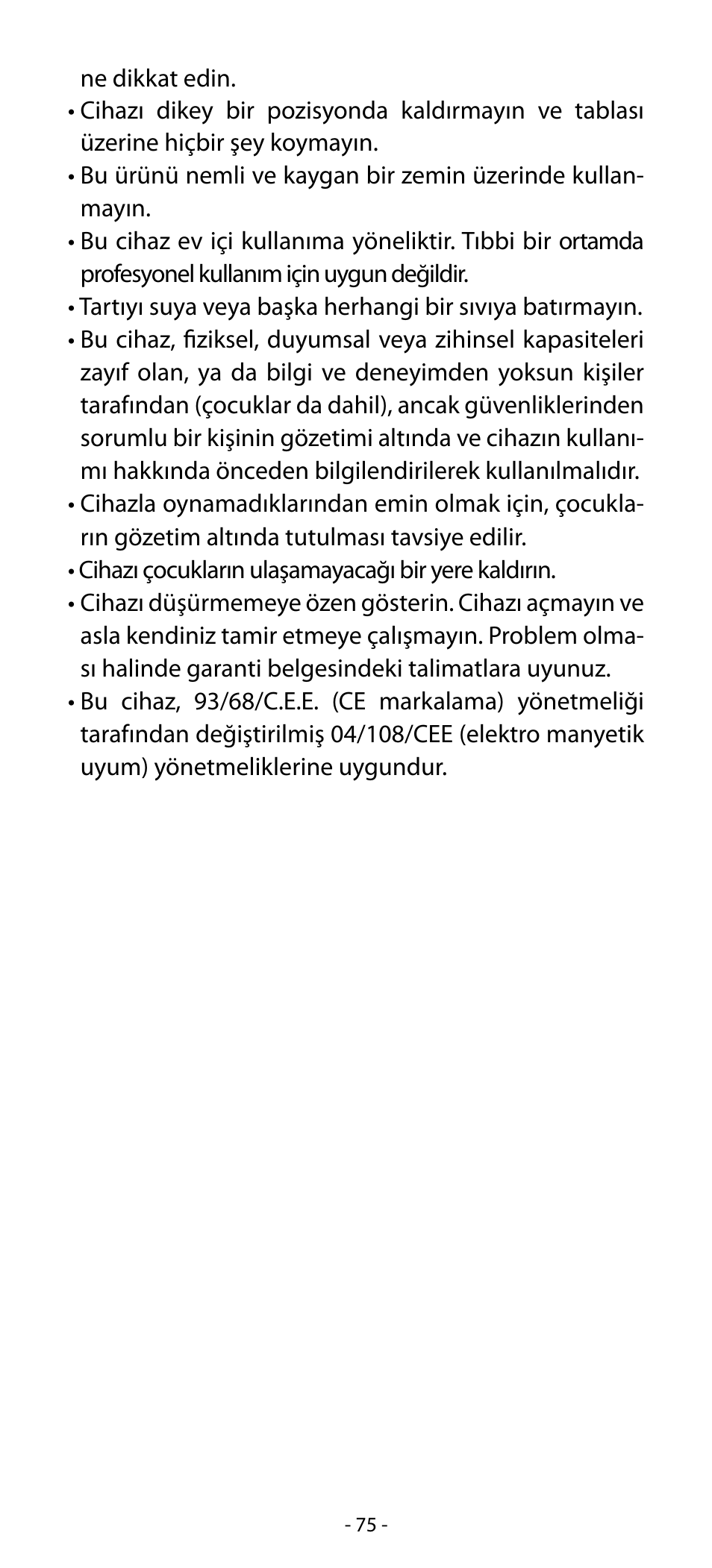 Babyliss SL33E PESE-PERSONNE ELECTRONIQUE COACHING User Manual | Page 75 / 78