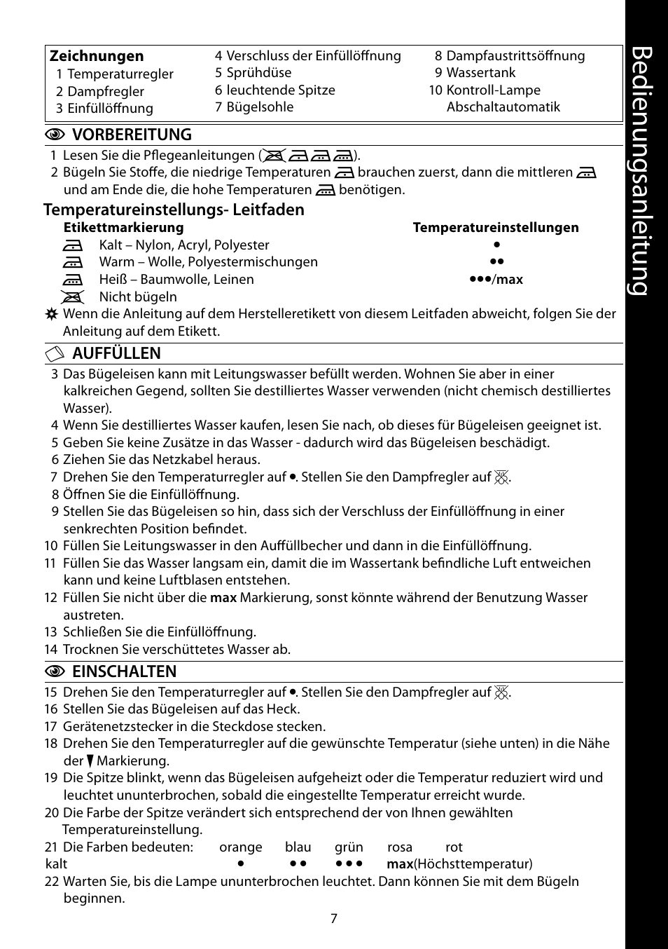 Be di en un gs anl eit un g | RUSSELL HOBBS 14545-56 User Manual | Page 7 / 92