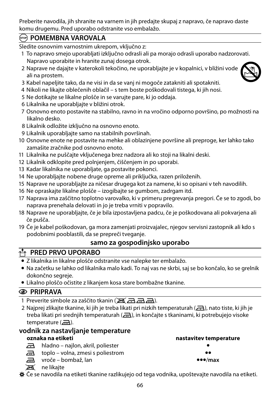 RUSSELL HOBBS STEAM GLIDE User Manual | Page 66 / 92