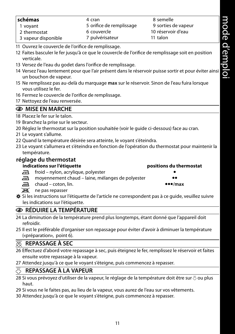 Mod e d ’e m plo i | RUSSELL HOBBS 14993-56 User Manual | Page 11 / 92