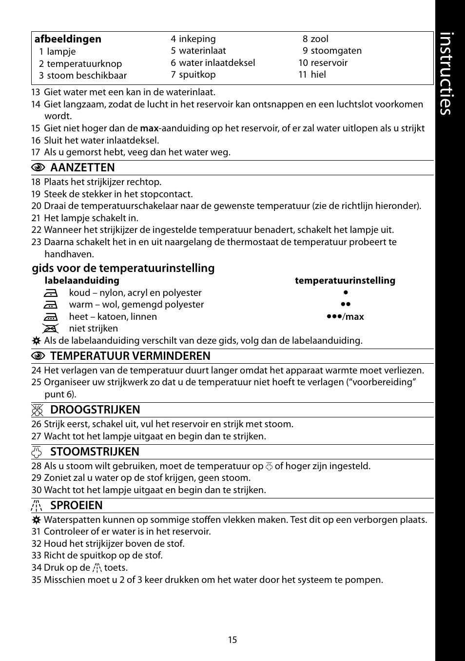 Ins tru cti es | RUSSELL HOBBS 14993-56 User Manual | Page 15 / 92