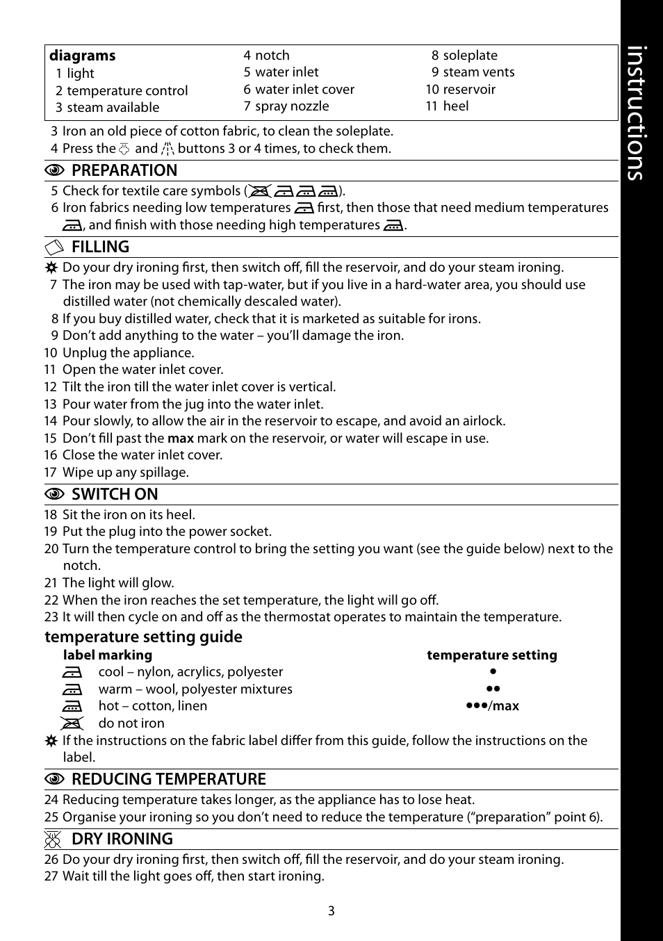 Ins tru cti ons | RUSSELL HOBBS 14993-56 User Manual | Page 3 / 92