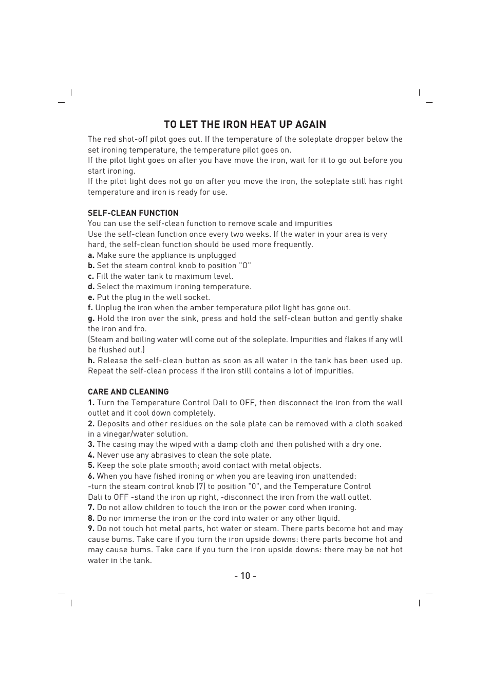 SINBO SSI 2858 User Manual | Page 11 / 48